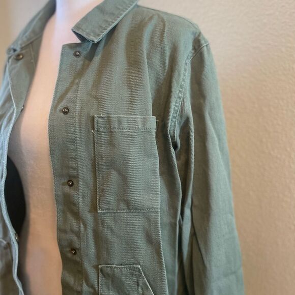 New Universal Thread Army Green Oversize Jacket - Size XS - Picture 4 of 9